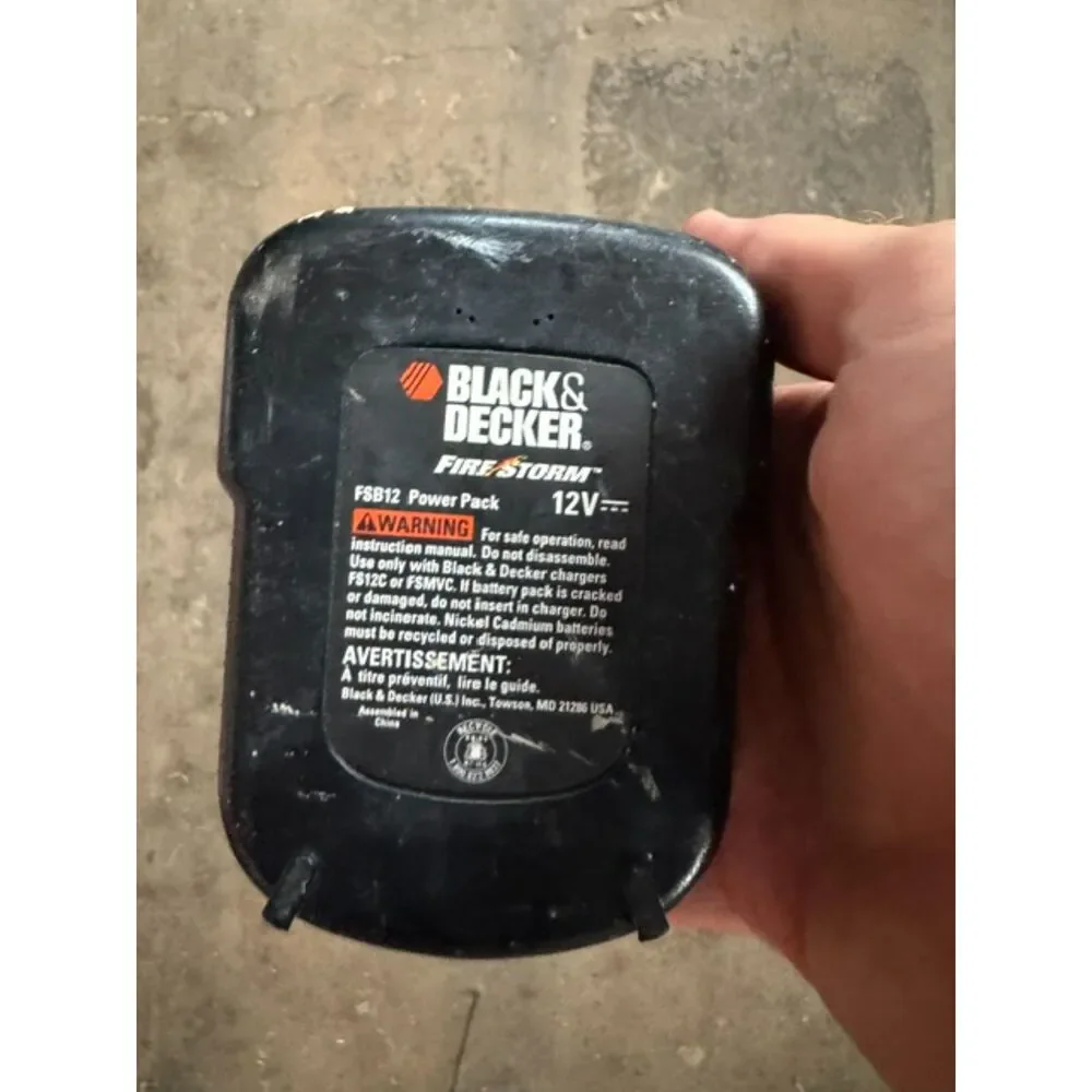 Black & Decker 12V Firestorm Battery *read*
